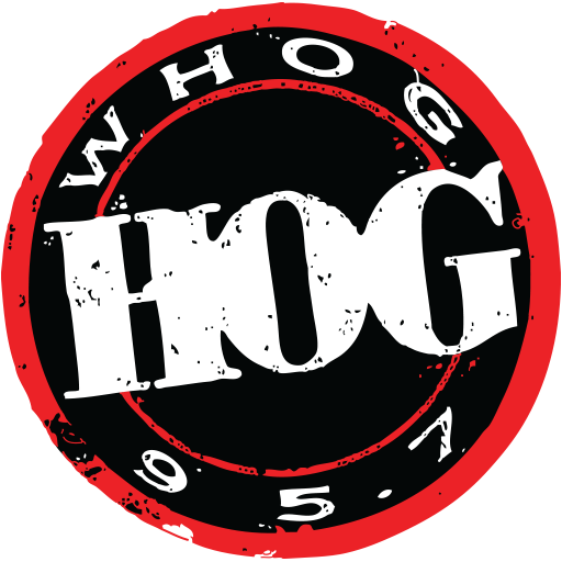 WHOG-FM 95.7 The Hog logo