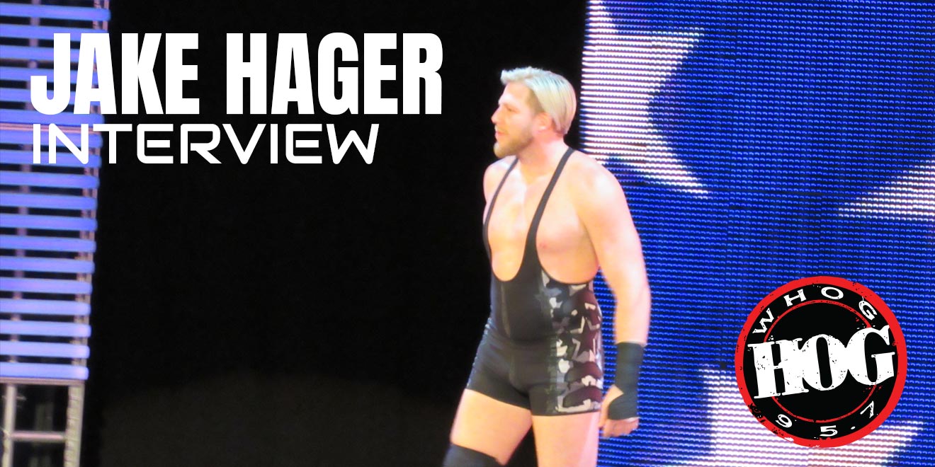 Jake Hager aka "Jack Swagger" interview with Riggs from the Morning Hog on 95.7 The Hog