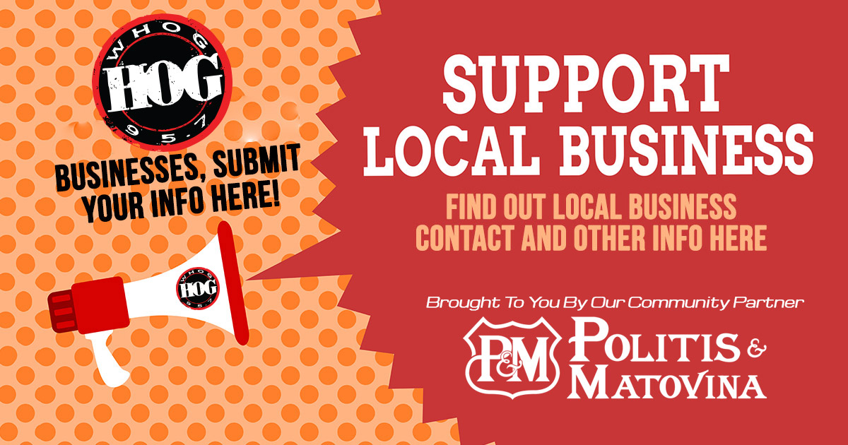 95.7 The Hog supports local small businesses